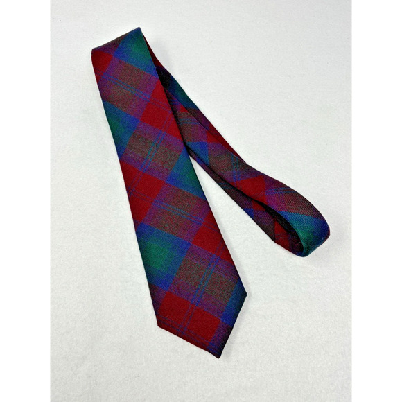 Ingles Buchan Mens Scottish 100% Wool Tartan Plaid Ties - Made In Scotland - Picture 1 of 4
